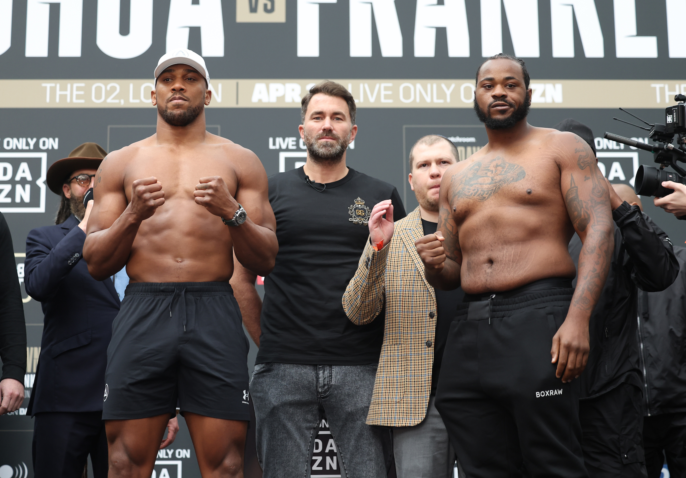 Anthony Joshua Vs Jermaine Franklin Weigh In Results Betting Odds