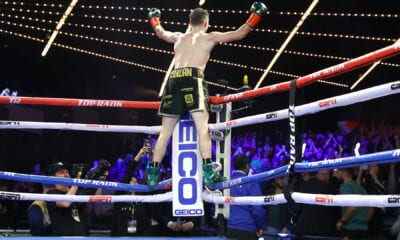 Michael Conlan Corner celebration