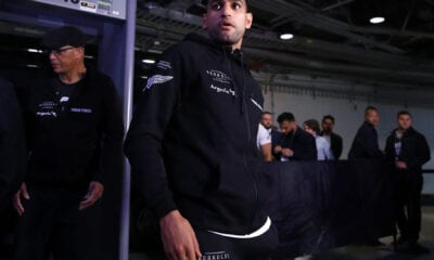 Amir Khan arrives