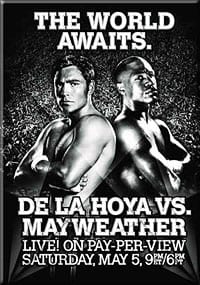 De La Hoya vs Mayweather poster