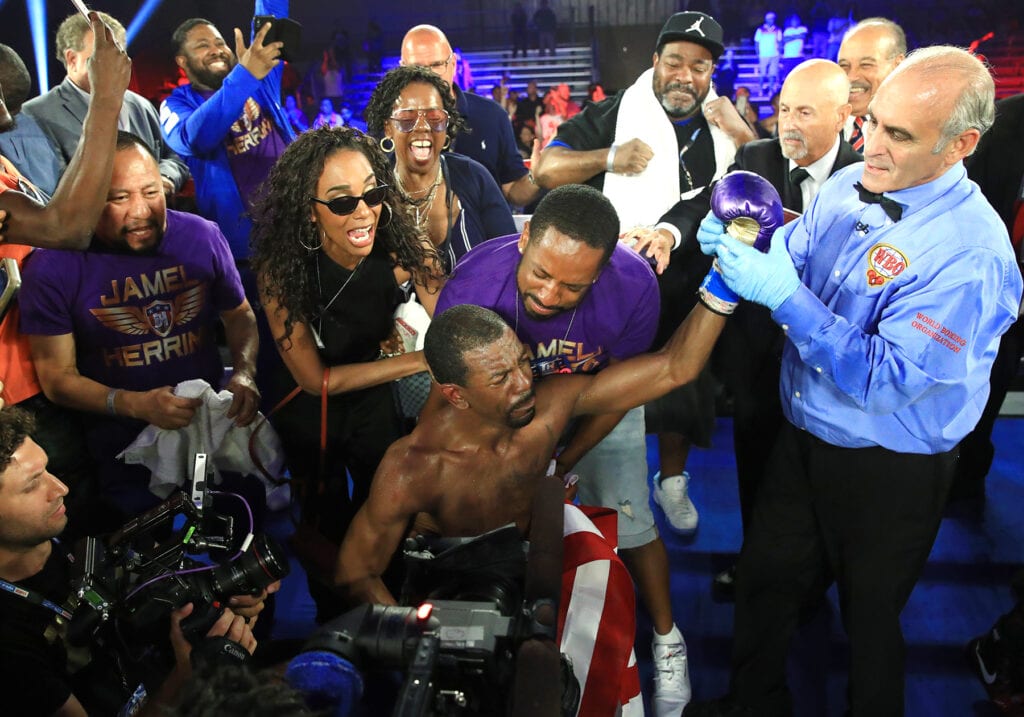 Jamel Herring victorious