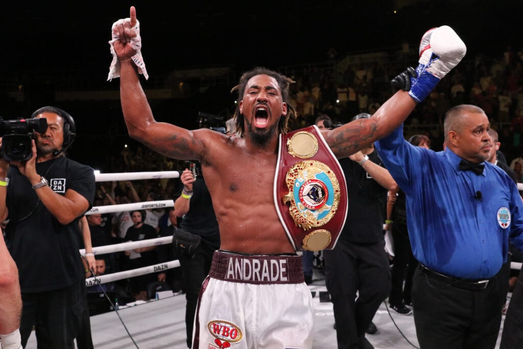 WBO Middleweight champ Andrade fired back at critics - Big Fight Weekend