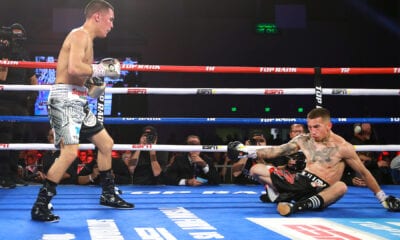 Valdez fight knockdown