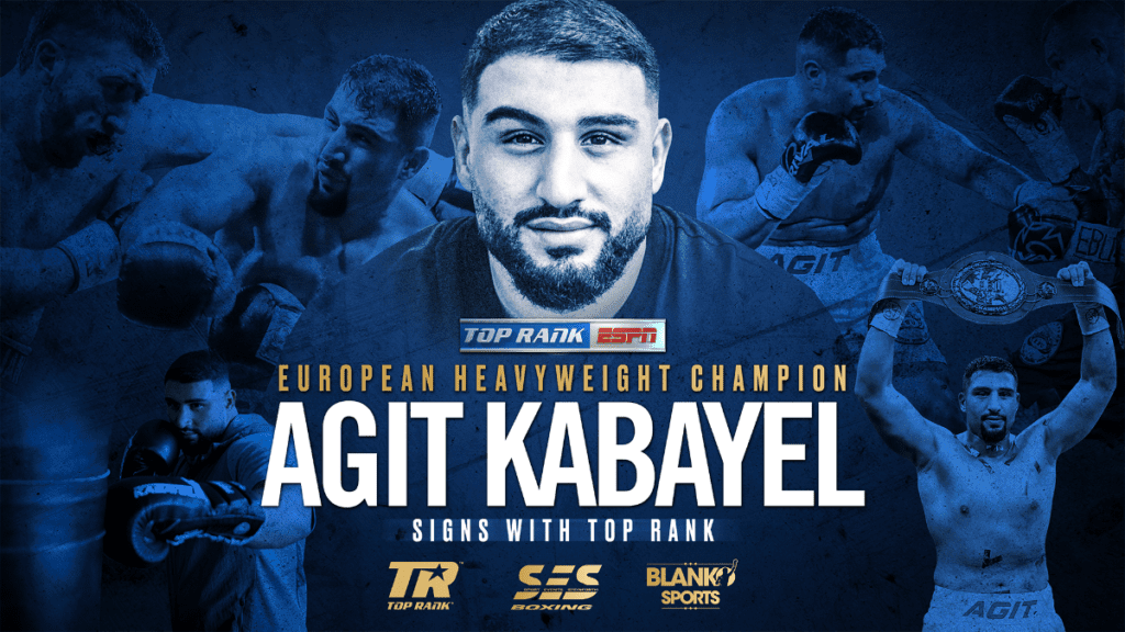 Agit Kabayel Sign Promotional Deal With Top Rank Big Fight Weekend