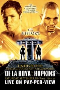 De La Hoya- Hopkins poster