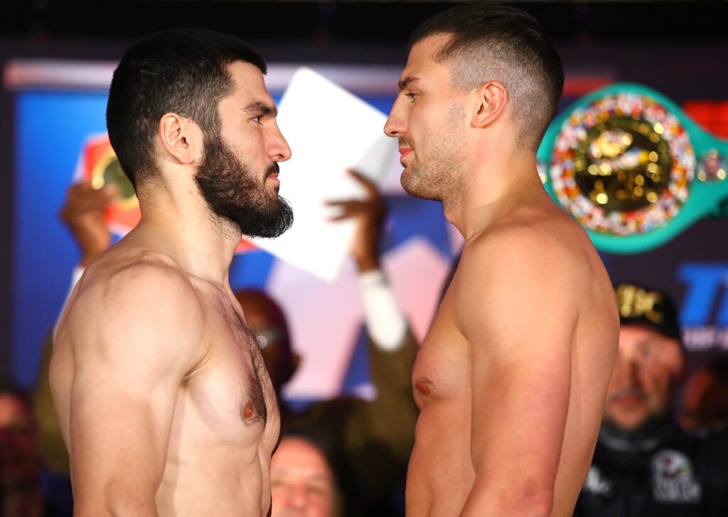 Artur Beterbiev vs Oleksandr Gvozdyk faceoff