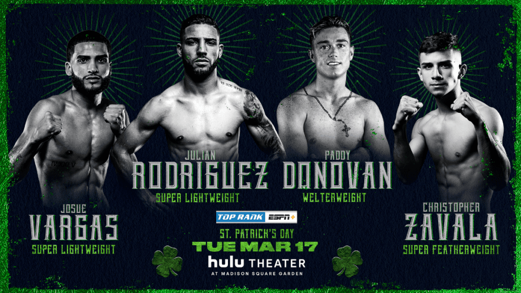 St. Paddys day undercard