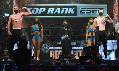 Gabriel Flores Jr vs Jayson Velez pose 1