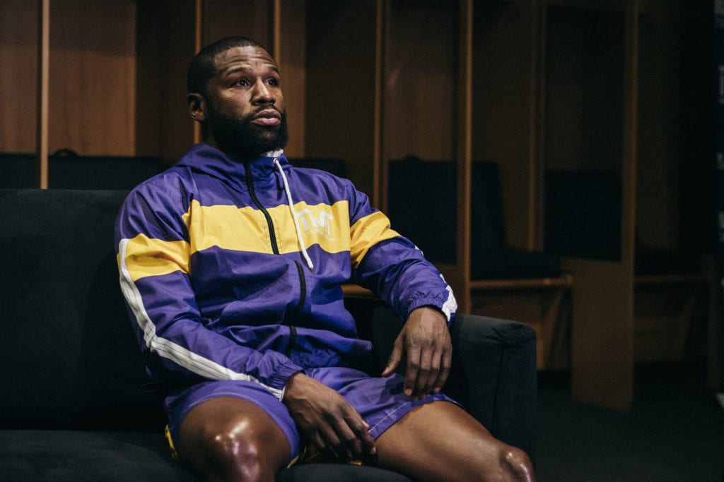 Floyd Mayweather Scores TKO Of Deji In Exhibition