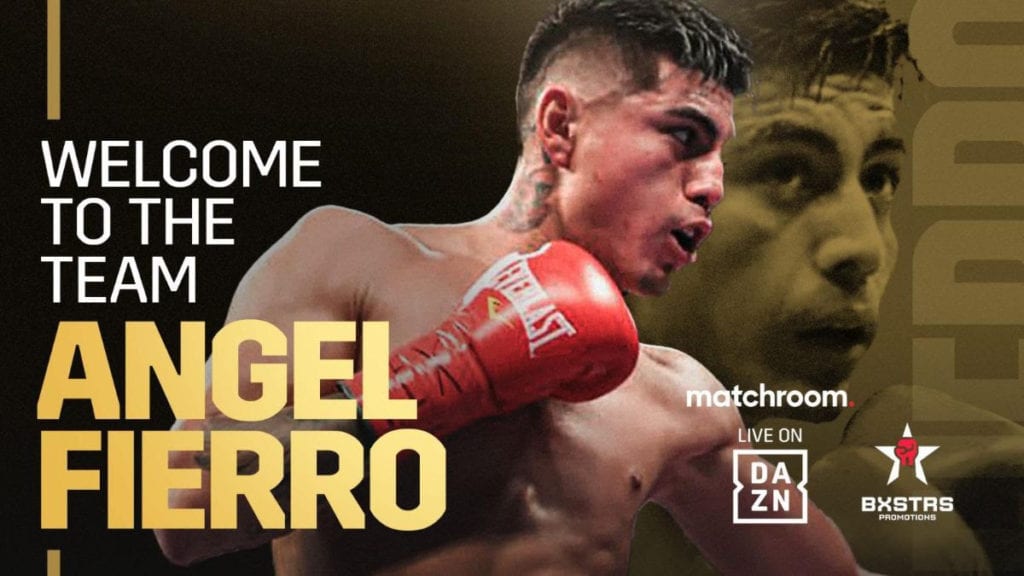 Angel Fierro SIgns With Matchroom
