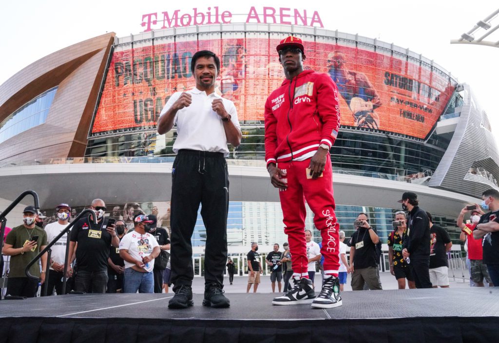 Manny Pacquiao-Yordenis Ugas Arrived In Las Vegas Tuesday