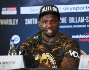Dillian Whyte Fails Pre-fight Drug Test- Joshua Bout Off