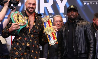 Tyson Fury-Dillian Whyte All Business Together At Presser