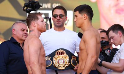 Canelo-Dimitry Bivol Both Come In Under Light Heavyweight Limit