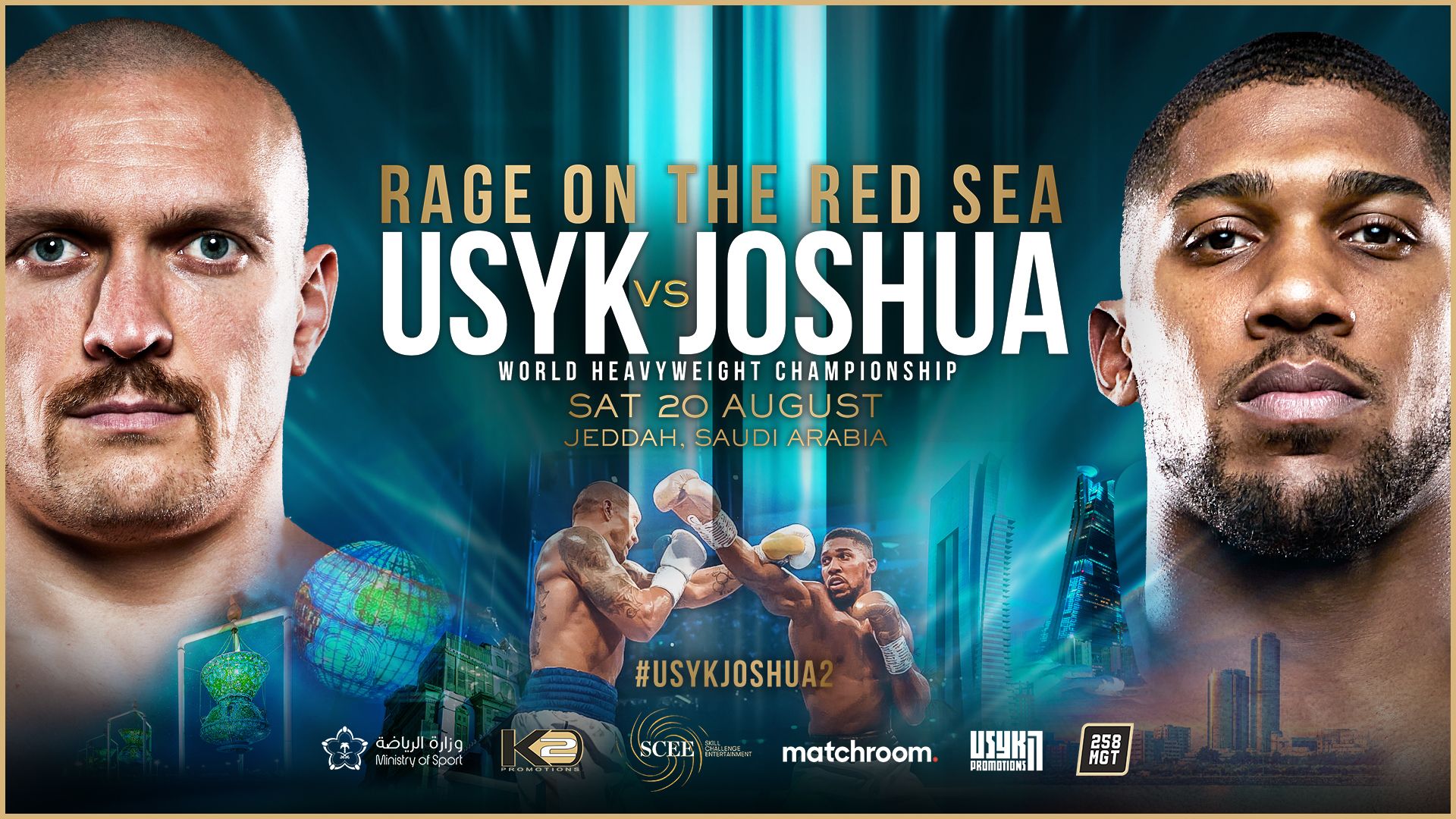Matchroom announces August 20th For Usyk-Joshua II