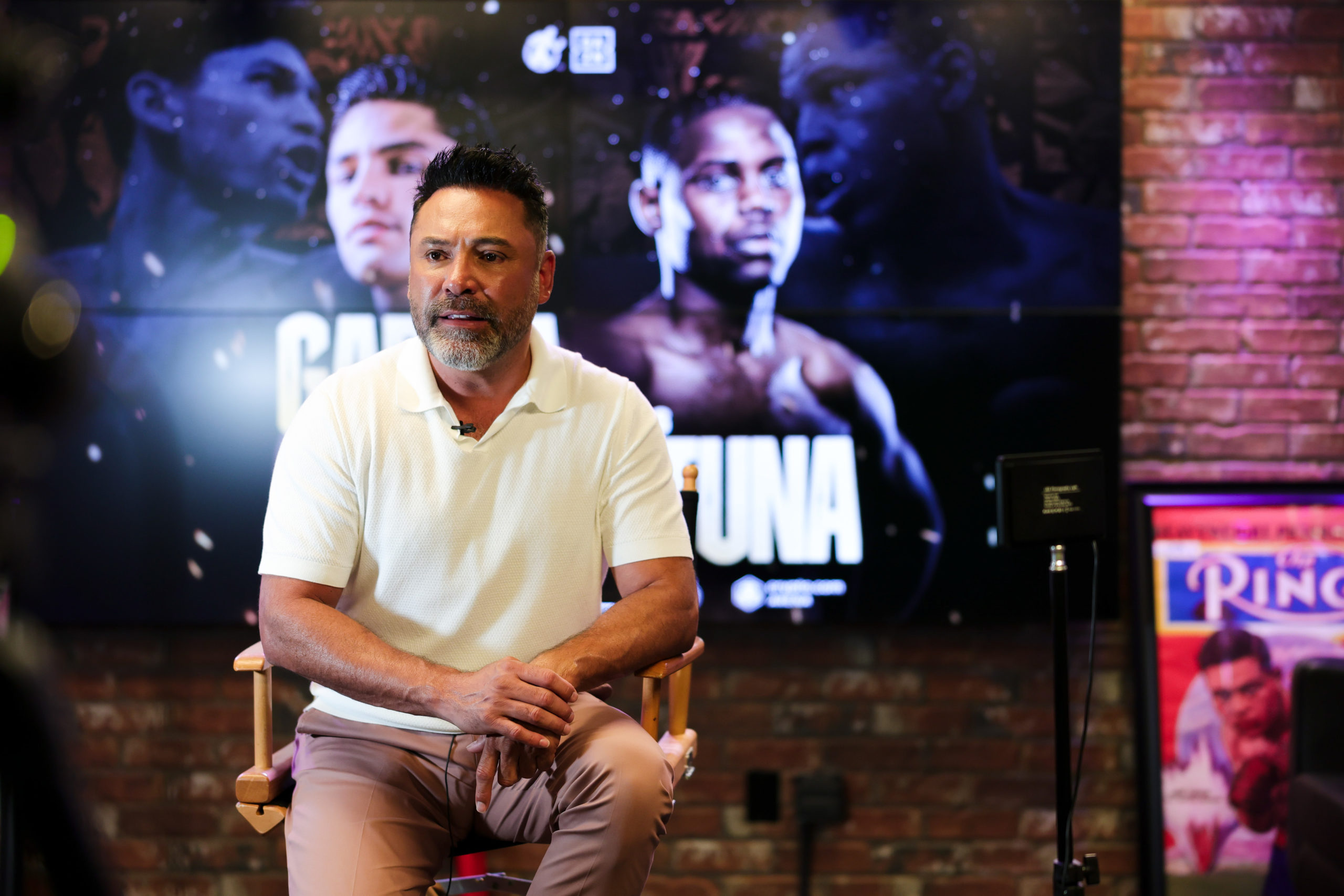 Hear Latest On If Oscar De La Hoya Jeopardizing Davis-Ryan Garcia