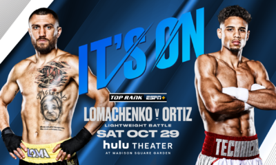 Top Rank Makes Lomachenko October Return Official