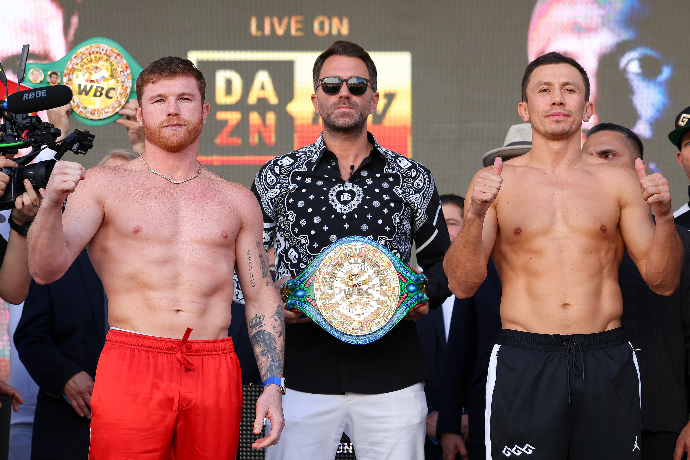 Canelo-Golovkin Make Weight For Trilogy Fight