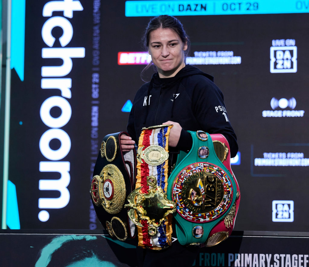 Katie Taylor Back Headlines With Undisputed Lightweight Belts - Big