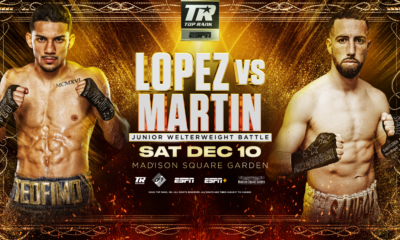 Top Rank Confirms Teofimo Lopez New Opponent