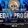Zepeda - Prograis November Undercard Announced