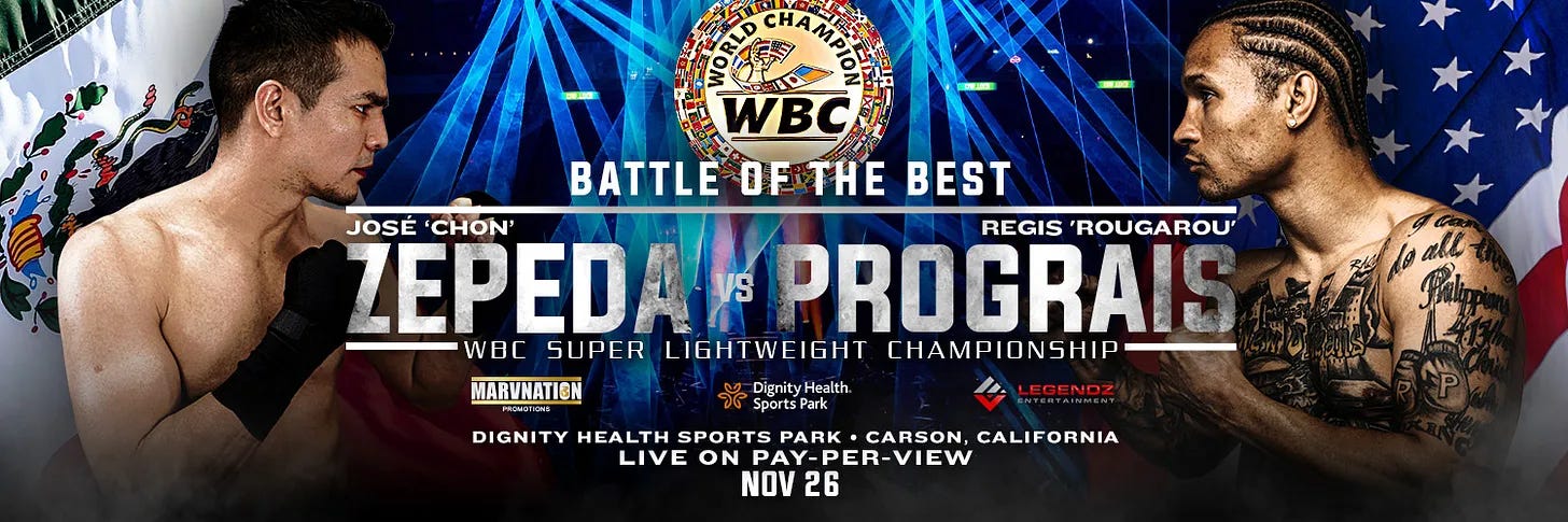 Zepeda - Prograis November Undercard Announced