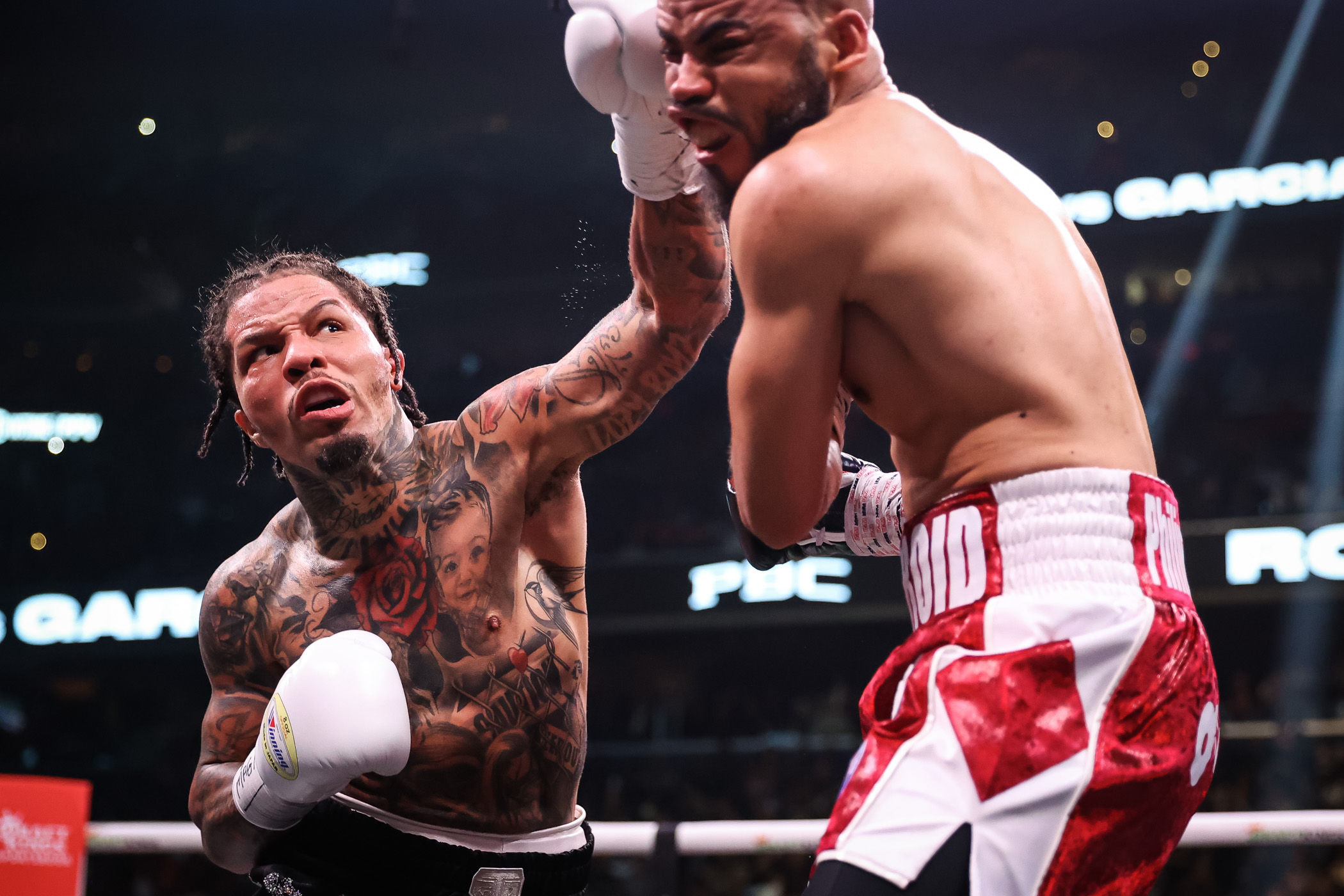 Boxing: The fight in the stands that stopped the fight between Gervonta and  Garcia