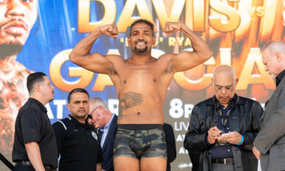 Davis vs Garcia Weigh in 04.21.23 04 22 2023 Weigh in