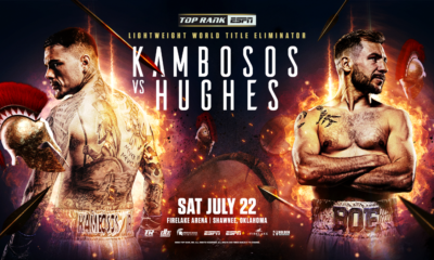 Kambosos-Hughes, Davis-Patera Confirmed For July 22