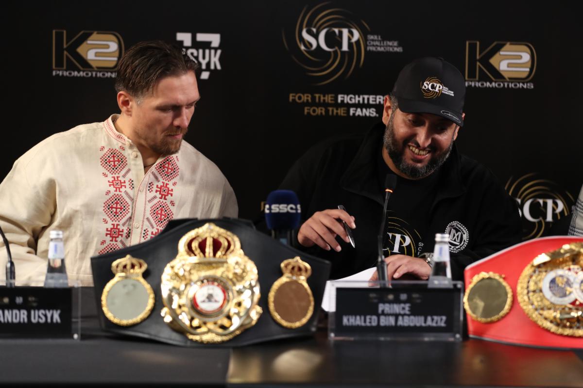 Oleksandr Usyk Aligns With Saudi Arabian Promotion