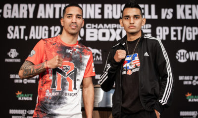 Emmanuel Rodriguez and Melvin Lopez pose for the cameras