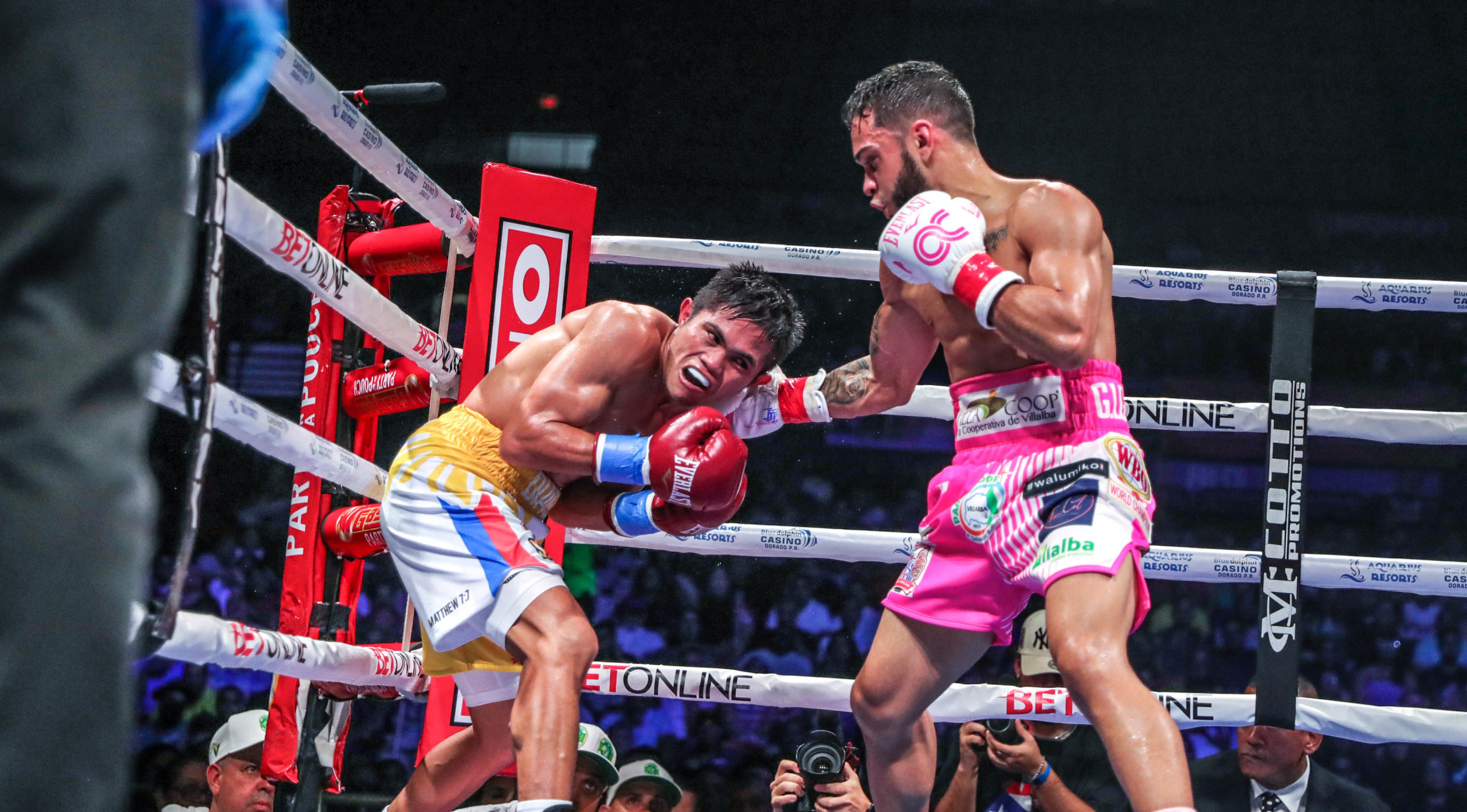 Oscar Collazo Batters Diagan In First Defense
