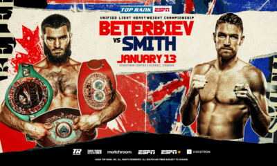 Beterbiev-Smith now set for January 13