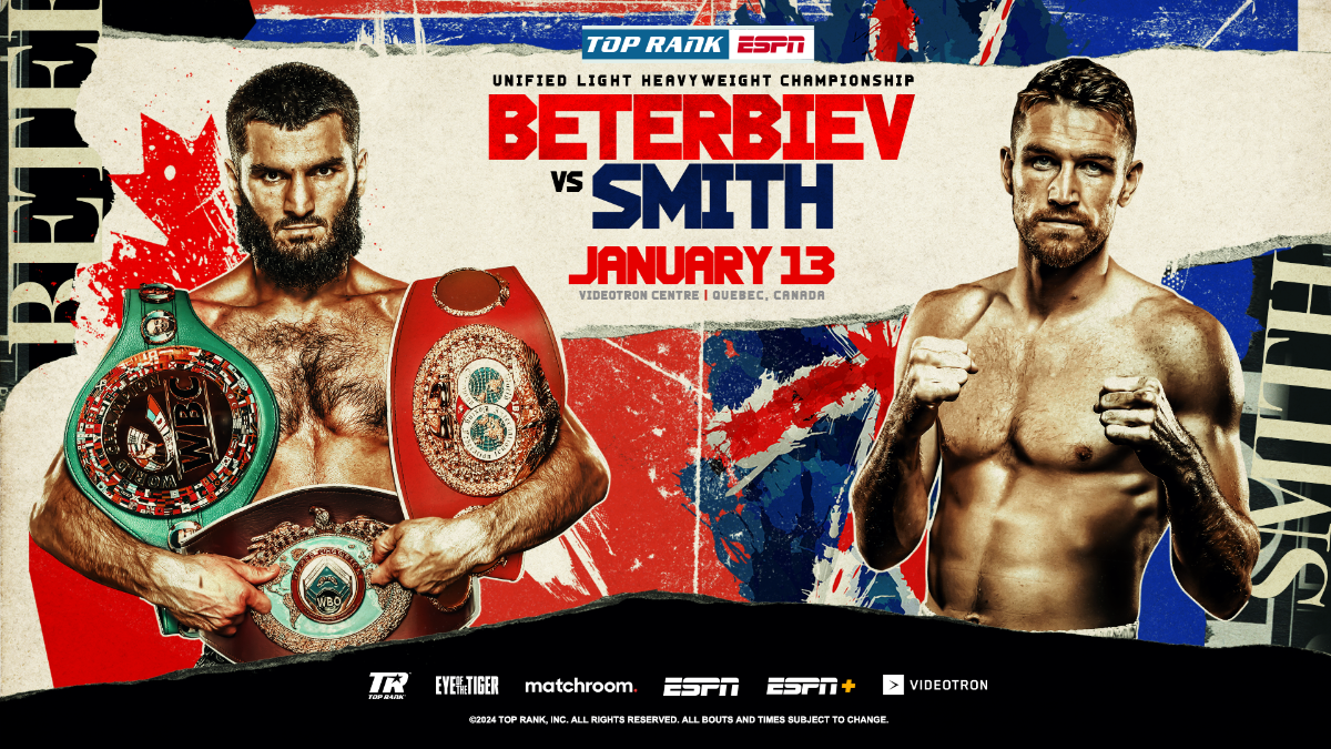 Beterbiev-Smith now set for January 13