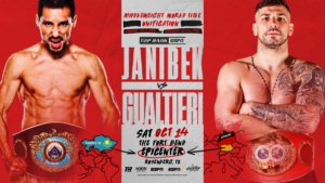 Janibek Alimkhanuly vs. Vincenzo Gualtieri: How To Stream And Full Fight Card