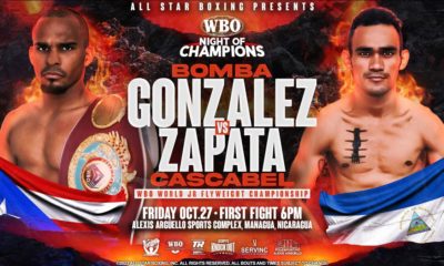 Jonathan González-Gerardo Zapata now off
