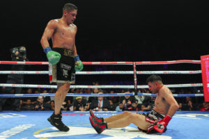 Giovani Santillan Brutally Stops Alexis Rocha In Upset Win