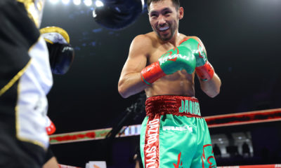 Janibek Alimkhanuly defeats Vincenzo Gualtieri