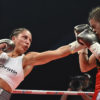 Kim Clavel and Evelin Bermudez in world title action