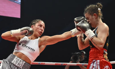Kim Clavel and Evelin Bermudez in world title action