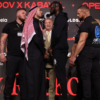 Deontay Wilder and Joseph Parker faceoff