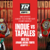 Naoya Inoue vs. Marlon Tapales fight poster