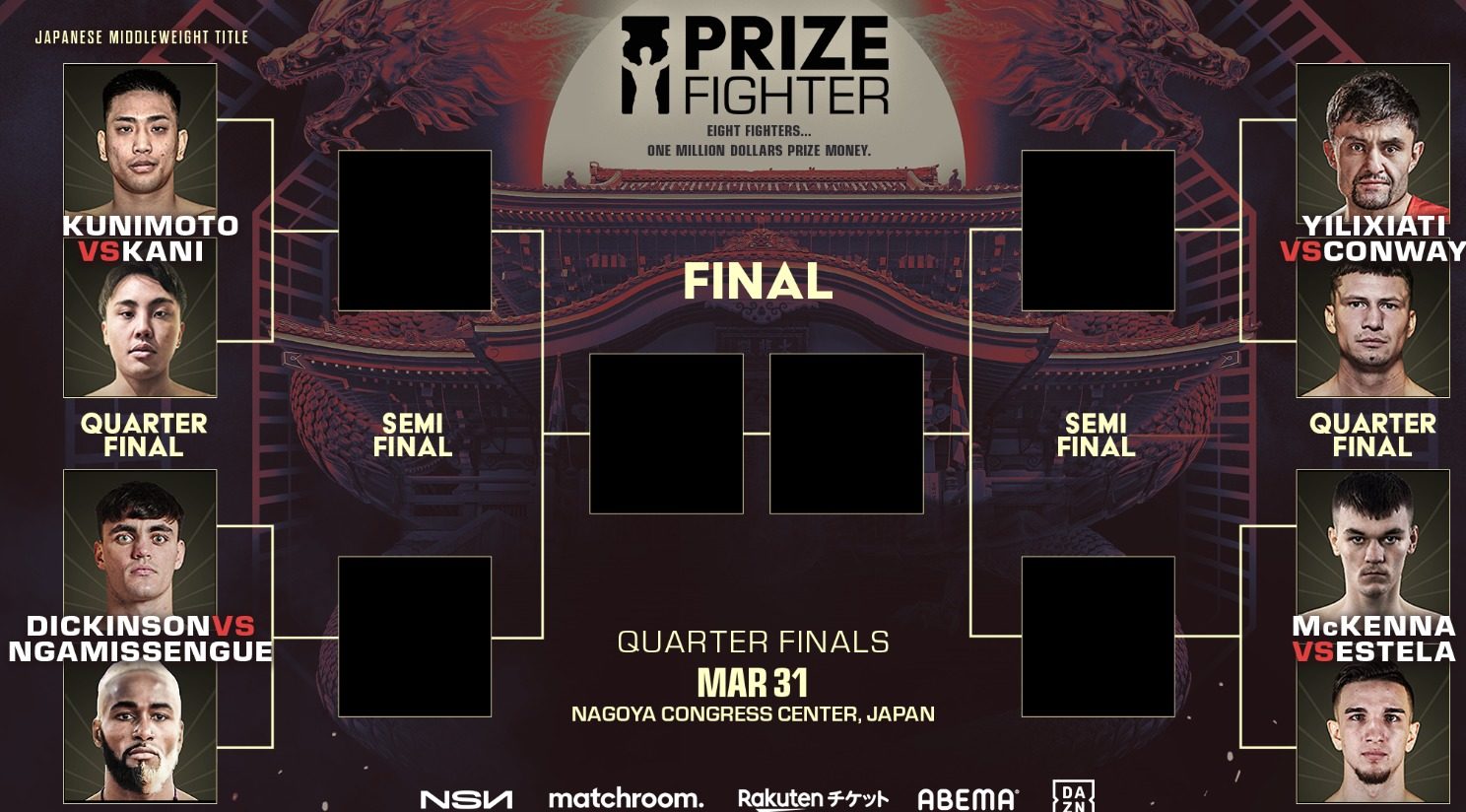 Matchroom Announces Lineup for PRIZEFIGHTER Series in Japan