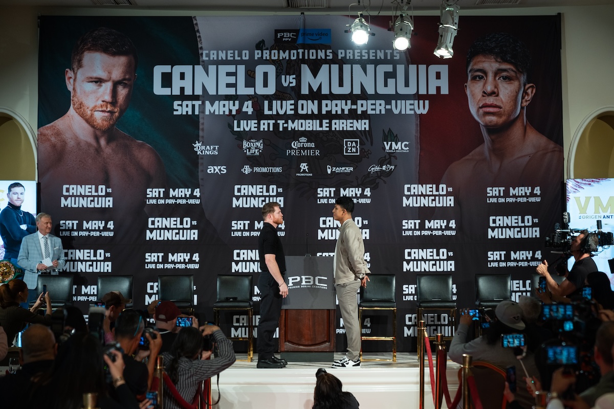 Canelo Álvarez and Jaime Munguía: First Face-To-Face