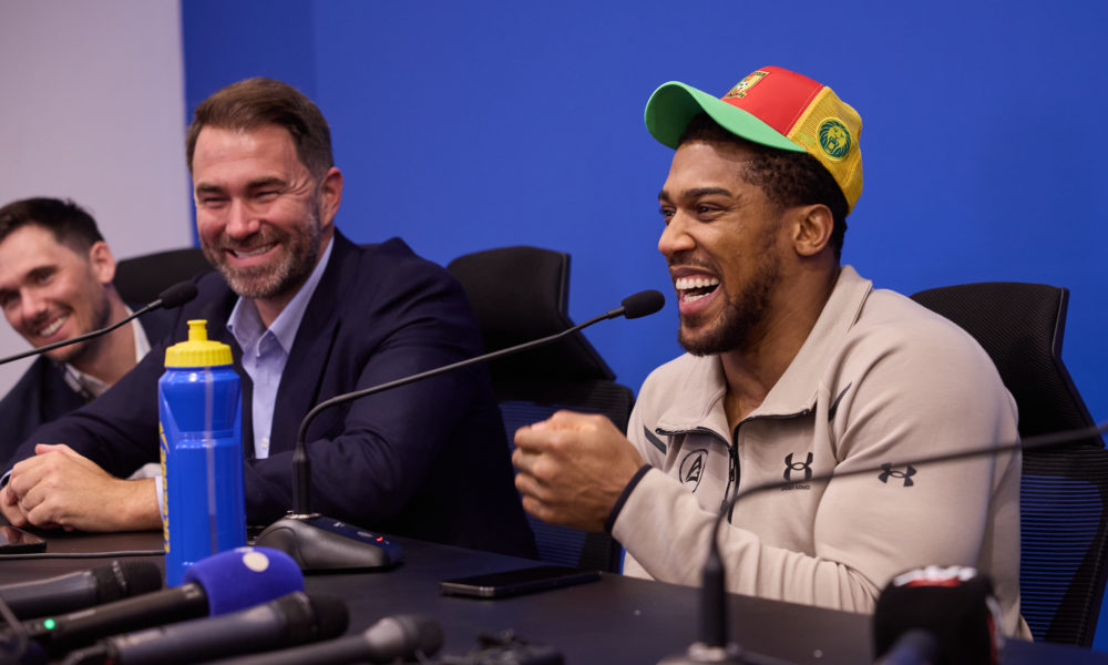Anthony Joshua – Eddie Hearn discusses Jan. 18 meeting
