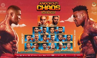 'Knockout Chaos' Fight Card Receives Vital Boost