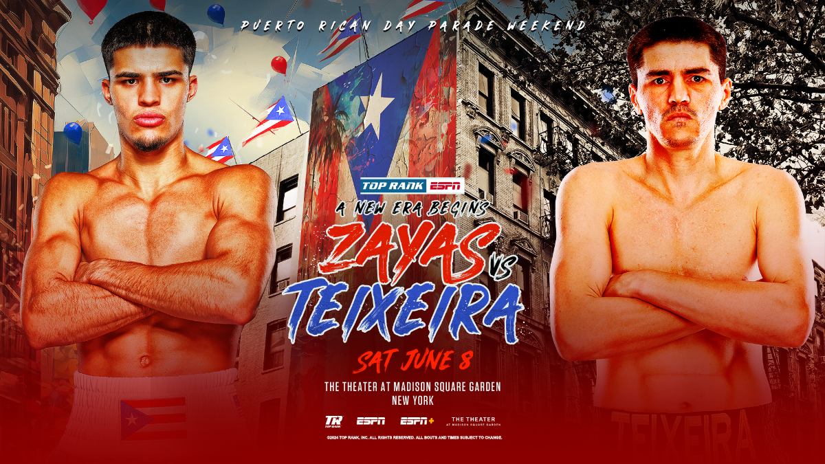 Xander Zayas Next Fight Opponent Confirmed for June 8 Card