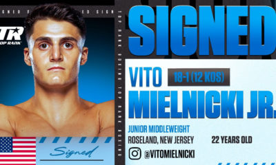 'Extraordinarily Talented' Junior Middleweight Contender Signs With Top Rank