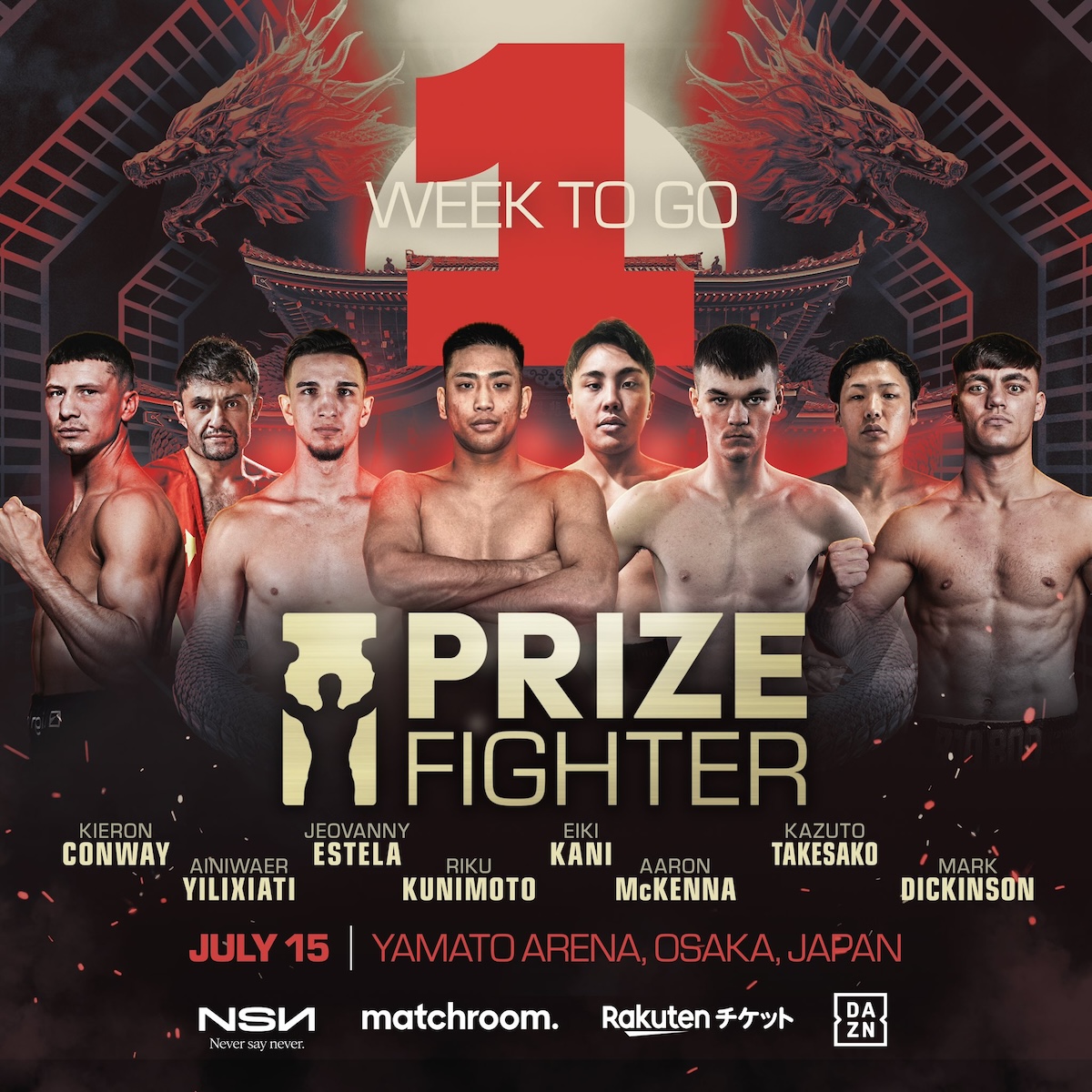 Unbeaten Middleweight Contender Feeling Confident Ahead of Prizefighter Tournament in Osaka Live on DAZN - Jeovanny Estela