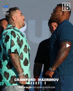 ‘A Huge Mattress With Arms’: Tony Bellew Describes Heavyweight Fighter on Crawford-Madrimov Card